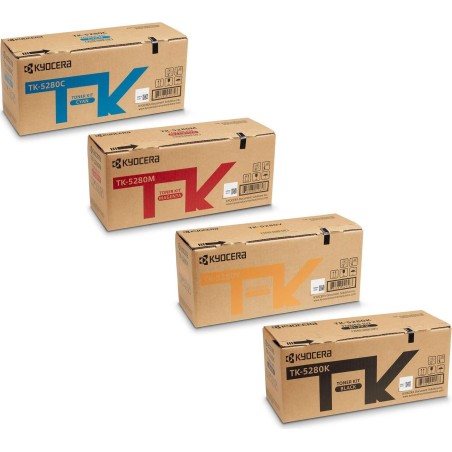 Kyocera Original TK-5280 Toner - 4er Multipack (cyan, magenta, gelb, schwarz) (OP5280set)