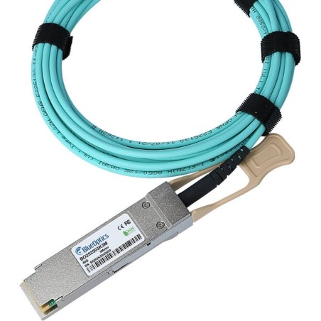 Kompatibles Avaya AA1404028-50M QSFP BlueOptics Aktives Optisches Kabel (AOC), 40GBASE-SR4, Ethernet, Infiniband FDR10, 50 Mete