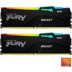 Kingston Technology FURY Beast RGB Speichermodul 16 GB 2 x 8 GB DDR5 5600 MHz (KF556C36BBEAK2-16)