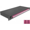 Delock 19 LWL Spleißbox 24 x LC Duplex OM4 1HE spleißfertig komplett bestückt (67011)