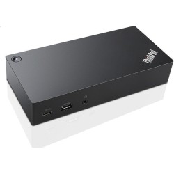 Lenovo ThinkPad USB-C Dock - Dockingstation - USB-C - VGA, 2 x DP - 1GbE - 90 Watt - Südafrika (40A90090SA)