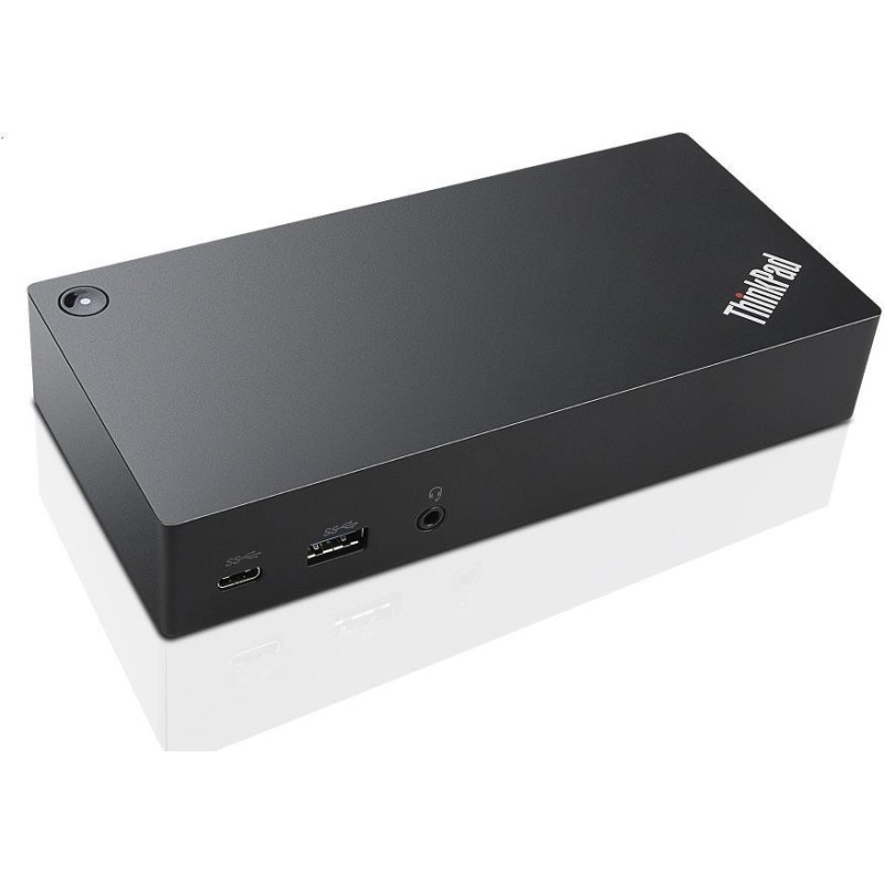 Lenovo ThinkPad USB-C Dock - Dockingstation - USB-C - VGA, 2 x DP - 1GbE - 90 Watt - Südafrika (40A90090SA)
