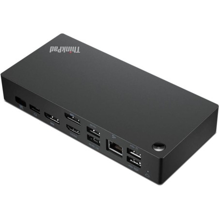 Lenovo ThinkPad Universal USB-C Smart Dock Kabelgebunden USB 3.2 Gen 1 (3.1 Gen 1) Type-A + Type-C Schwarz (40B20135IT)