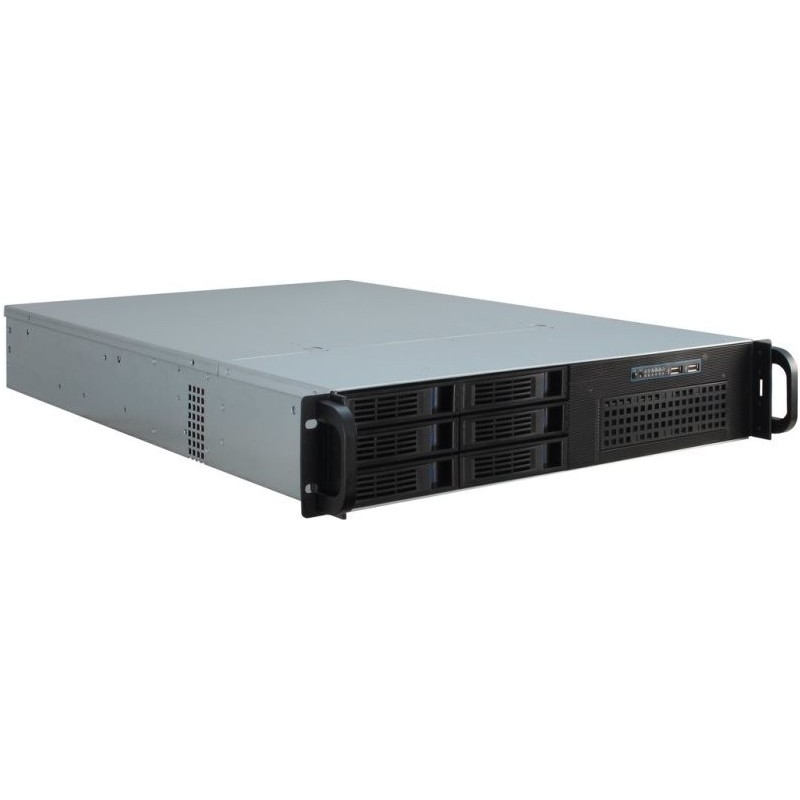 Inter-Tech IPC 2U-2406 - Rack-Montage - 2U - SSI EEB - SATA - Hot-Swap - keine Spannungsversorgung - USB (88887196)