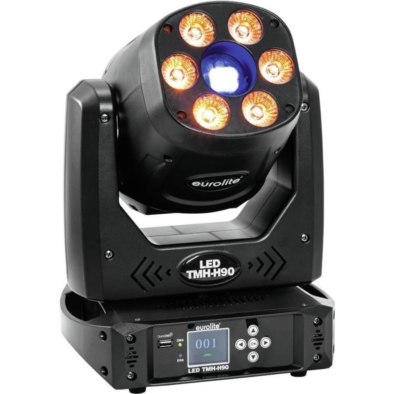 EUROLITE LED TMH-H90 Hybrid Moving-Head Spot/Wash COB (51786077)