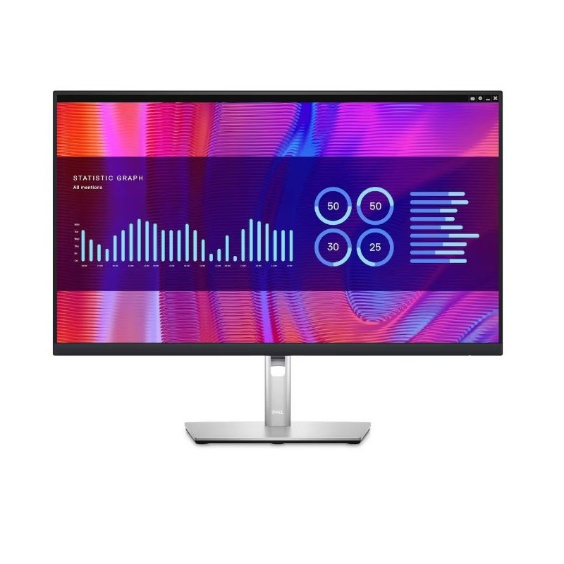 DELL P2723DE 68,6cm (27") WQHD IPS Office-Monitor DP/HDMI/USB-C 5ms Pivot HV Energieklasse F (210-BDEH)