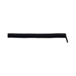LAPP 73220263 Spiralkabel UNITRONIC SPIRAL 1200 mm / 1600 mm 6 x 0.25 mm² Schwarz 5 St. (73220263)
