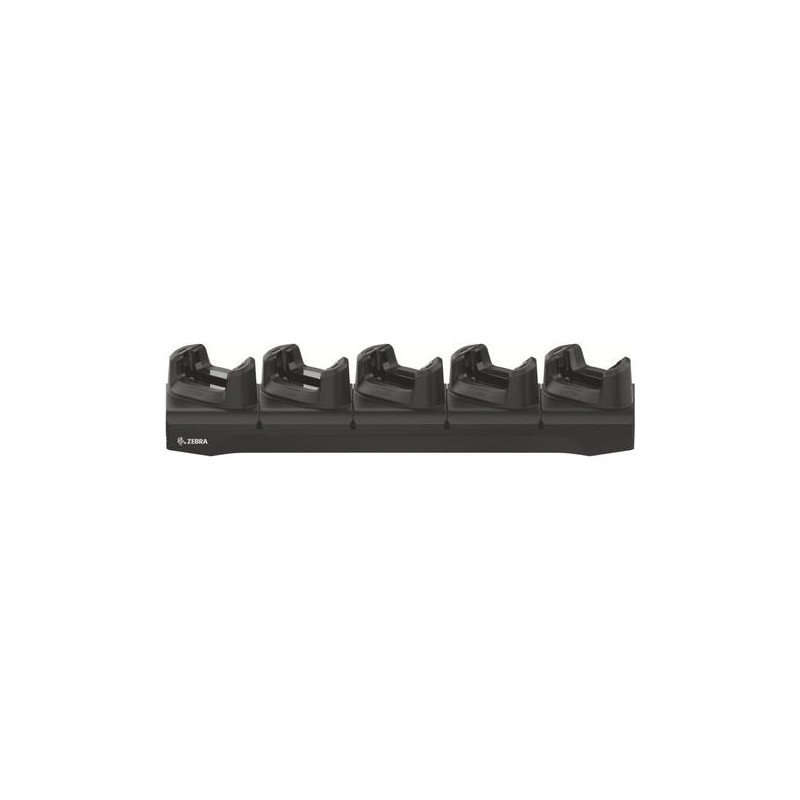 Zebra - Handheld-Ladestation - Ethernet, USB - Ausgangsanschlüsse: 5 - 48,3 cm (19") - für Zebra TC22, TC27 (CRD-TC2L-SE5ET-01)
