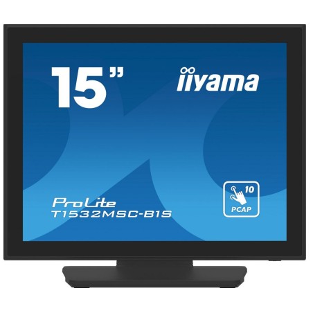 iiyama ProLite T1532MSC-B1S, 38,1cm (15"), Projected Capacitive, Kit (USB), schwarz Touchmonitor (4:3), 38,1 cm (15"), Projecte