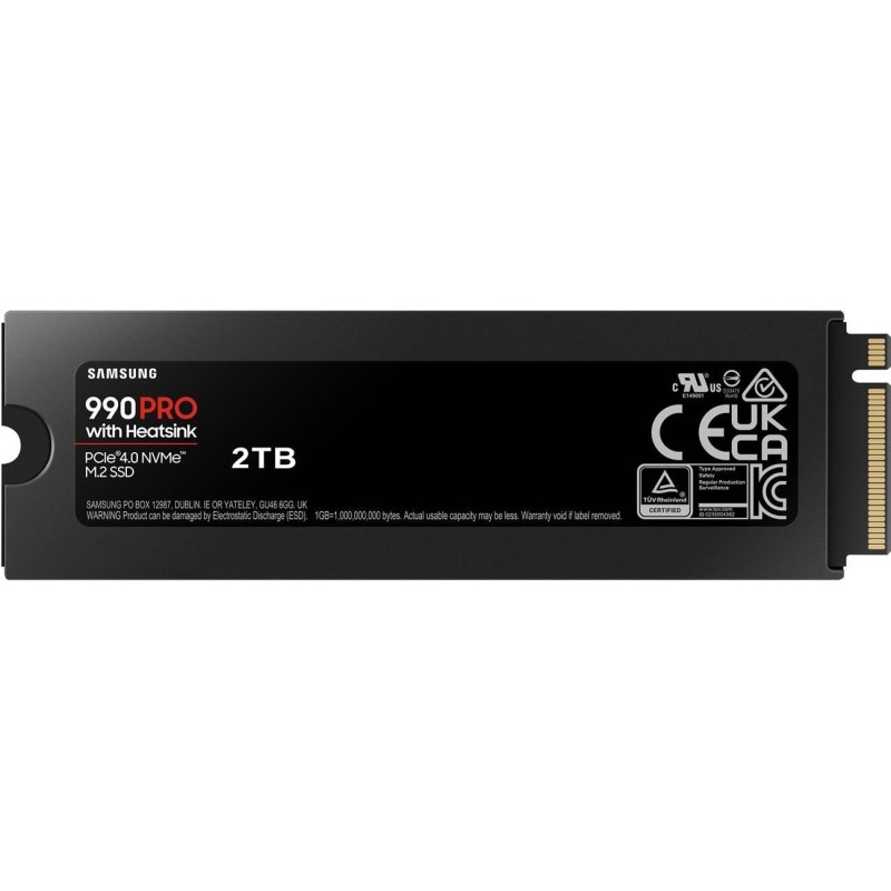 Samsung 990 PRO MZ-V9P2T0GW - SSD - verschlüsselt - 2TB - intern - M.2 2280 - PCIe 4,0 x4 (NVMe) - 256-Bit-AES - TCG Opal Encry