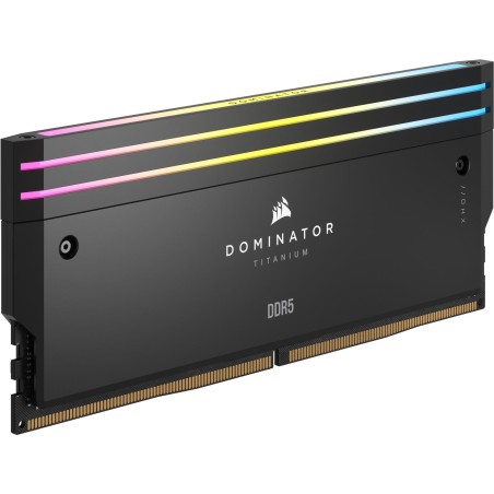 CORSAIR Dominator Titanium RGB - DDR5 - Kit - 48GB: 2 x 24GB - DIMM 288-PIN - 6000 MHz / PC5-48000 - CL30 - Schwarz (CMP48GX5M2