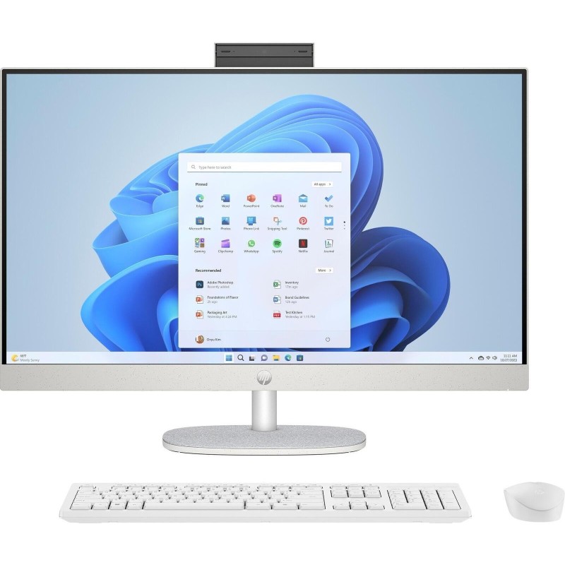 HP 27-cr0006ng AMD Ryzen 7 7730U 68,6 cm (27") 1920 x 1080 Pixel 16 GB DDR4-SDRAM 1 TB SSD All-in-One-PC Windows 11 Home Wi-Fi