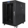 Lanberg FF01-8015-12BL Rack 15U Freistehendes Gestell Schwarz (FF01-8015-12BL)