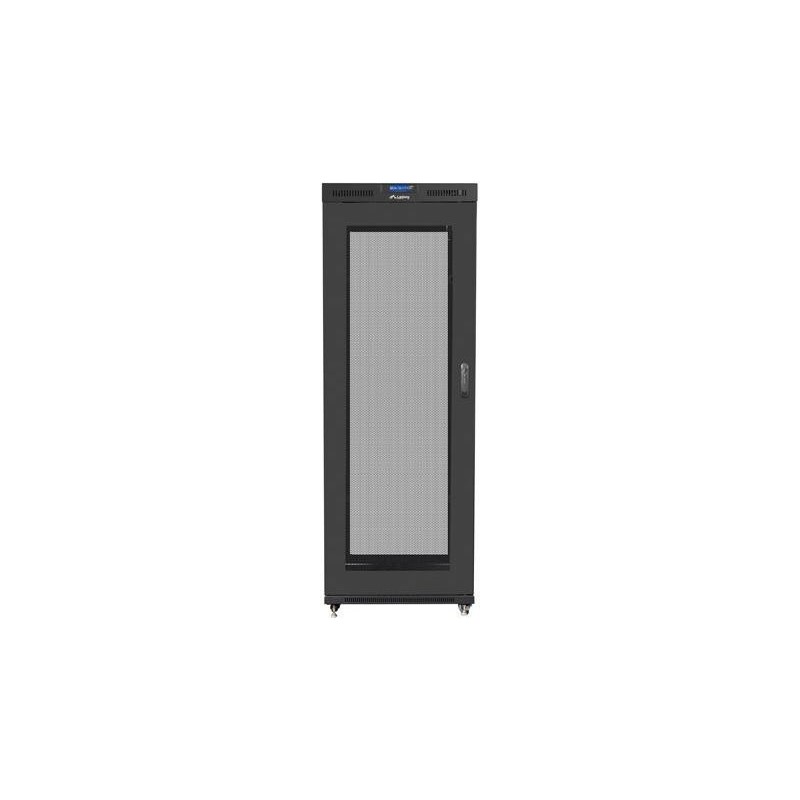 Lanberg FF01-8037-23BL Rack 37U Freistehendes Gestell Schwarz (FF01-8037-23BL)