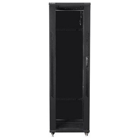 Lanberg FF01-6042-12B Rack 42U Freistehendes Gestell Schwarz (FF01-6042-12B)