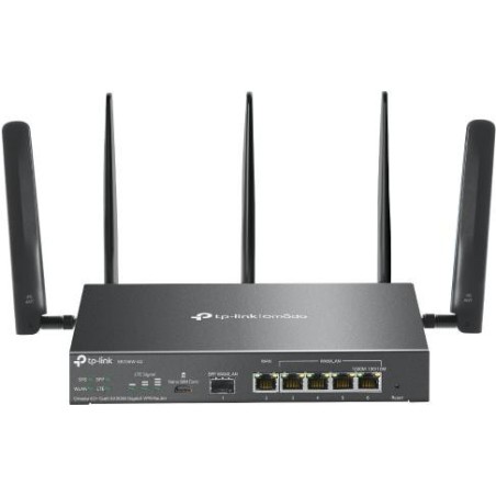TP-Link Omada ER706W-4G V1 - Wireless Router - WWAN - 5-Port-Switch - 1GbE - WAN-Ports: 6 - Wi-Fi 6 - Dual-Band - 4G - wandmont