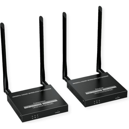 VALUE HDMI 4K Wireless-Kit TX+RX HDMI-Sender u. -Empfänger bis 50m - Kabel-/Adapterset - Digital/Display/Video (14.99.3416)