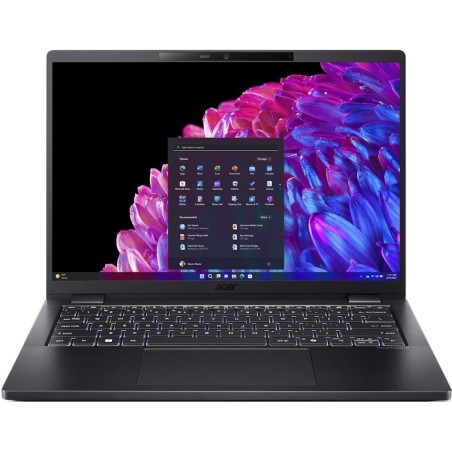 Acer TravelMate P6 14 TMP614-73-TCO - 180 -Scharnierdesign - Intel Core Ultra 5 125H / 1.2 GHz - Evo - Win 11 Pro - Intel Arc G