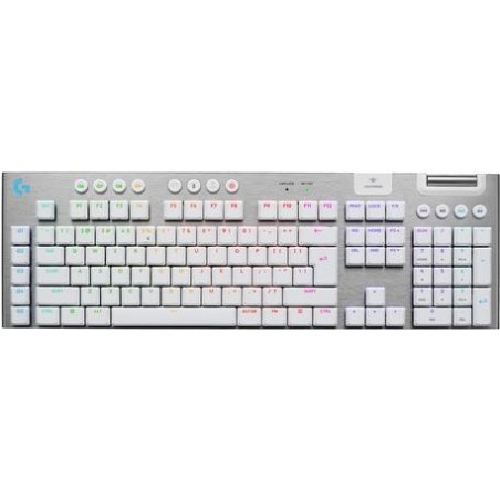Logitech G G915 X - Tastatur - LIGHTSPEED - Hintergrundbeleuchtung - kabellos - Bluetooth 5,0, 2,4 GHz, USB - QWERTY - US Inter