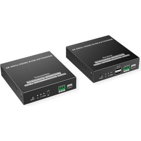 VALUE KVM Verlängerung über Kat.6/6A, HDMI, max. 120m (14.99.3044)