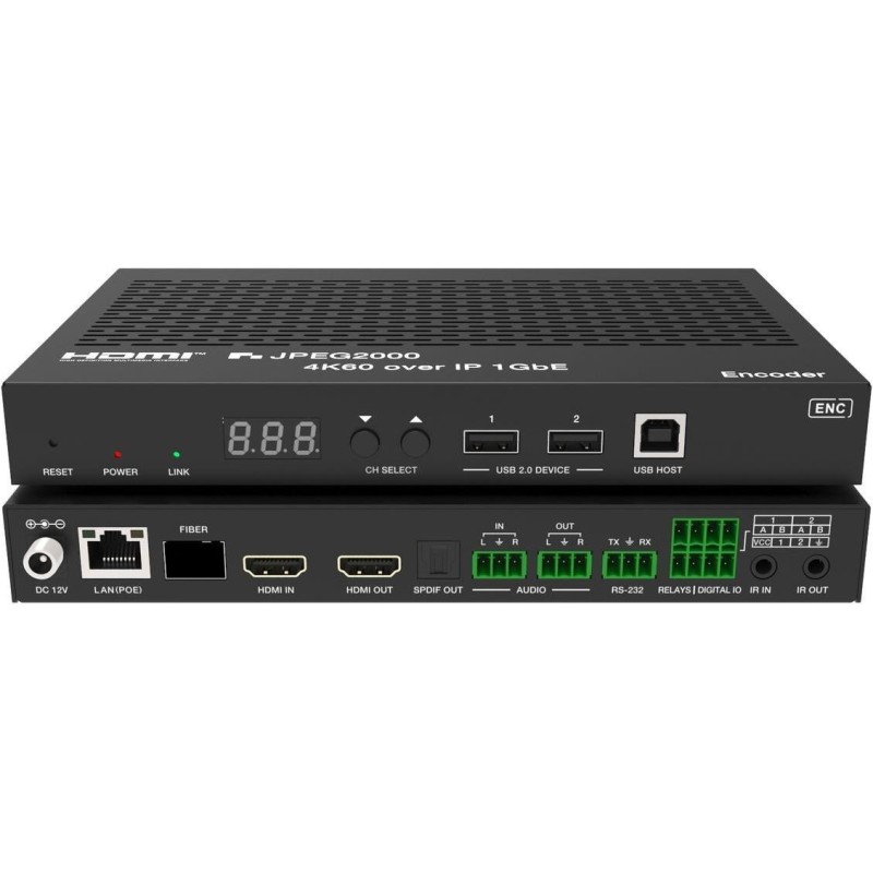 VivoLink AV over IP 4K60Hz JPEG2000 Videowall Matrix - Encoder (VLVWIP2000-ENC)