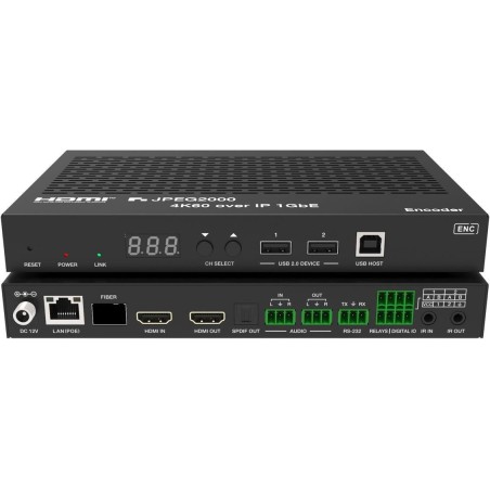 VivoLink AV over IP 4K60Hz JPEG2000 Videowall Matrix - Encoder (VLVWIP2000-ENC)