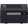 ColorWorks D6500 dye ink, Cutter, Disp., USB, Ethernet, schwarz Farb-Etikettendrucker, Tintenstrahl (mehrfarbig), Medienbreite