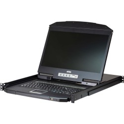 ATEN CL3116NX KVM-Switch, 18,5Zoll TFT, VGA, PS/2-USB, 16 Port, FR-Layout (CL3116NX F)