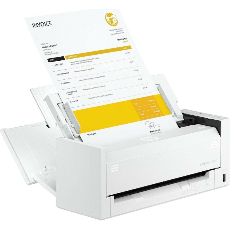 HP Scanjet Pro 4200 s1 - Dokumentenscanner - Duplex - 216 x 5842 mm - 1200 dpi x 1200 dpi - bis zu 40 Seiten/Min. (einfarbig) (