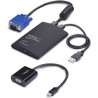 StarTech.com Portable Laptop Crash Cart Adapter, USB/VGA/Mini DisplayPort KVM Console, File Transfer and Video Capture (NOTECON