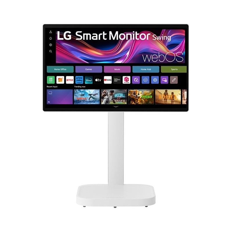 LG Smart Monitor Swing 32U889SA-W 32 Zoll IPS Panel FHD Auflösung (3840x2160), 5ms GtG 60Hz, HDR 10 (32U889SA-W.AEU)