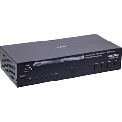 InLine KVM Switch - 4-fach - HDMI - 4K60Hz - Multiviewer - USB Hub - schwarz (57885I)