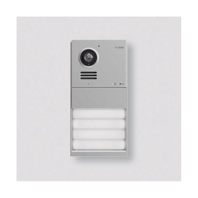Siedle Door Video-TuerstationIQDM-0Mattchrom m.4/6Ruftasten (210012906-00)