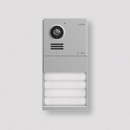 Siedle Door Video-TuerstationIQDM-0Mattchrom m.4/6Ruftasten (210012906-00)