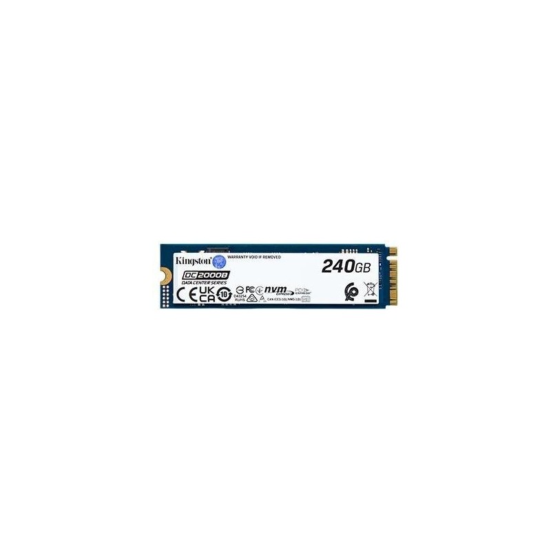 Kingston Data Center DC2000B - SSD - Enterprise - 240 GB - PCIe 4.0 x4 (NVMe) (SEDC2000BYM8/240G)