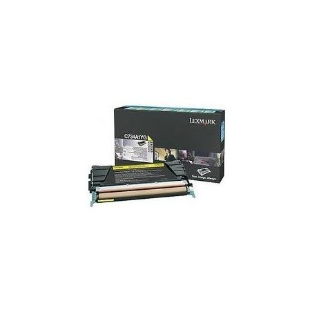 Lexmark - Tonerpatrone - 1 x Gelb - 6000 Seiten - LRP / LCCP (C734A1YG)