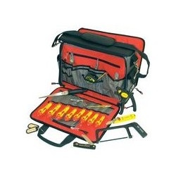 C.K Werkzeugtasche für Elektriker-Techniker, bestückt mit 19 Werkzeugen: kleine Metallsäge, Kabelmesser, auto- (T1630 FKIT)