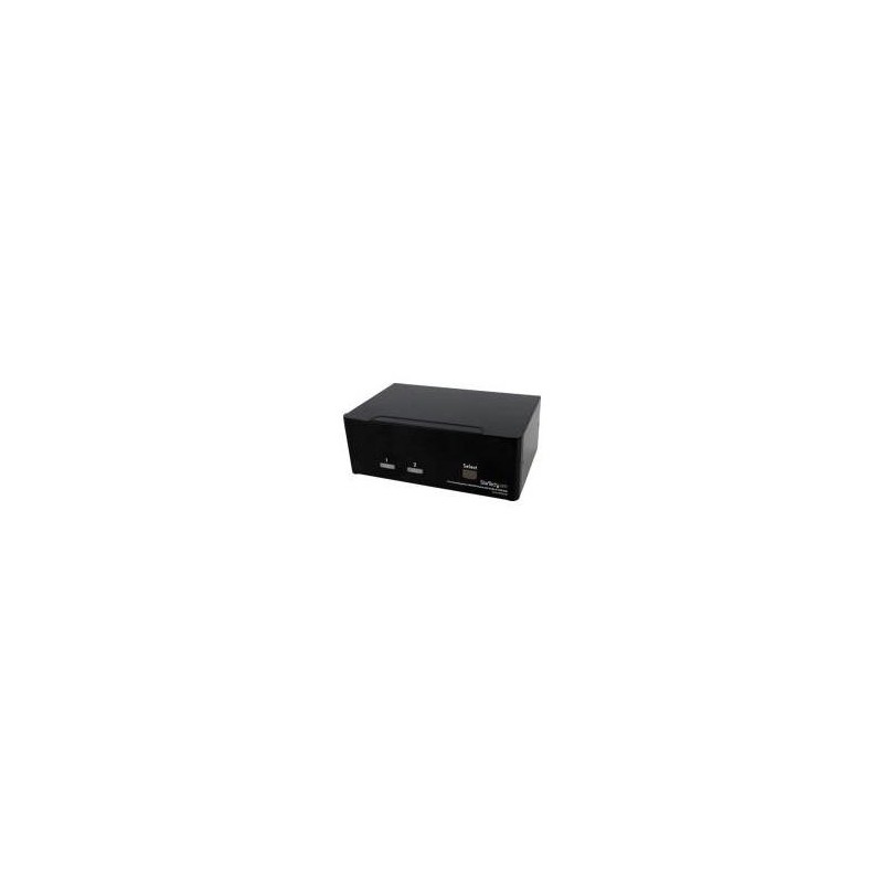 StarTech.com 2 Port Dual DisplayPort USB KVM Switch mit Audio - DisplayPort Desktop KVM Umschalter - KVM-/Audio-Switch - USB -