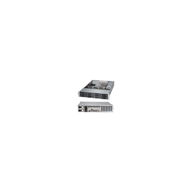 Super Micro Supermicro SC826 BE1C-R920LPB - Rack-Montage 2U - enhanced E-ATX - SATA/SAS - Hot-Swap 920 Watt - Schwarz (CSE-826B