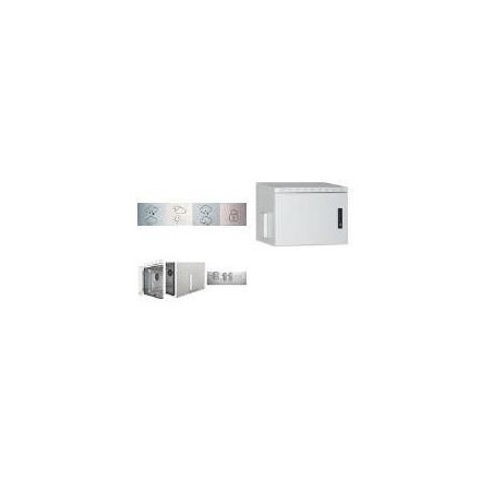 Digitus DN-19 07U-I-OD - Wandschrank - Grau, RAL 7035, Pulverbeschichtung - 16U (19") (DN-19 07U-I-OD)