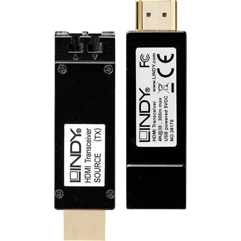 LINDY Fibre Optic HDMI Extender - Erweiterung für Video/Audio - bis zu 300 m (38170)