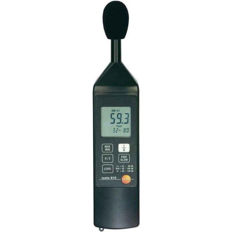 Testo 815 - Digital - A-Gewichtung - C-Gewichtung - Schnell - langsam - 32 - 130 dB - 1 dB - 0,1 dB (0563 8155)