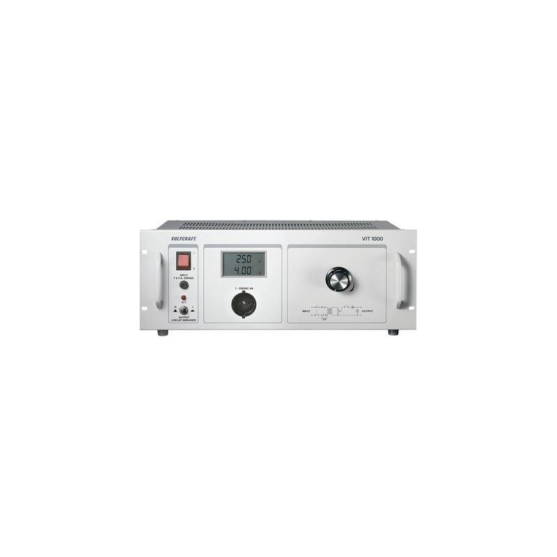 Voltcraft VIT 1000 Trenntrafo regelbar 1000 VA, 230 V/AC Labor-Regel-Trenntransformator (VIT 1000)