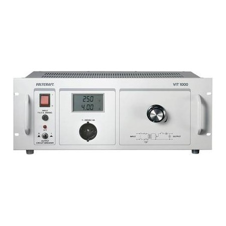 Voltcraft VIT 1000 Trenntrafo regelbar 1000 VA, 230 V/AC Labor-Regel-Trenntransformator (VIT 1000)