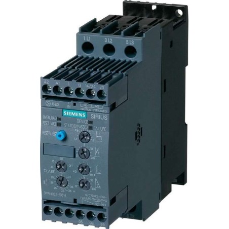 Siemens Sanftstarter Motorleistung bei 400 V 15 kW Motorleistung bei 230 V 7.5 kW 400 V/AC Nennstrom 32 A 3RW4027 (3RW4027-1BB1