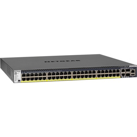 NETGEAR ProSAFE M4300-52G-PoE+ - Switch - L3 - verwaltet - 2 x 10/100/1000/10000 + 2 x 10 Gigabit SFP+ + 48 x 10/100/1000 (PoE+