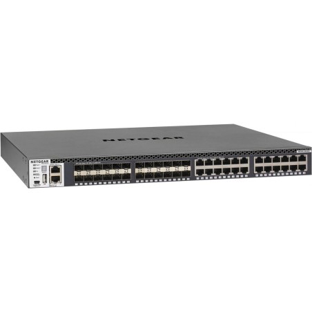 NETGEAR M4300-24X24F - Switch - L3 - managed - 24 x 10/100/1000/10000 + 24 x 10 Gigabit SFP+ - Luftstrom von vorne nach hinten