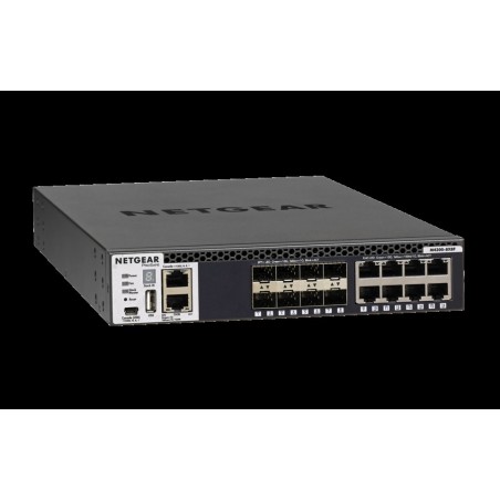 NETGEAR M4300-8X8F - Switch - L3 - managed - 8 x 10/100/1000/10000 + 8 x 10 Gigabit SFP+ - Luftstrom von vorne nach hinten - an