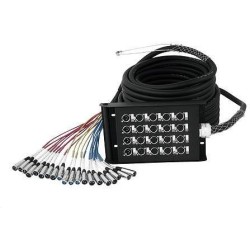 Omnitronic Multicore mit Stagebox, 16IN/4OUT,XLR/XLR