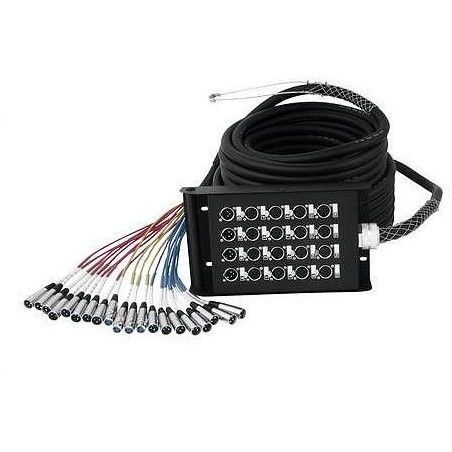 Omnitronic Multicore mit Stagebox, 16IN/4OUT,XLR/XLR